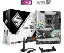 Asrock B650E Steel Legend WiFi 90-MXBJY0-A0UAYZ AMD B650 Soket AM5 DDR5 7600+(OC)MHz ATX Gaming (Oyuncu) Anakart