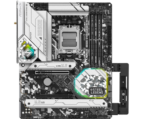 Asrock B650E Steel Legend WiFi 90-MXBJY0-A0UAYZ AMD B650 Soket AM5 DDR5 7600+(OC)MHz ATX Gaming (Oyuncu) Anakart