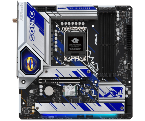 Asrock B760M PG SONIC WiFi 90-MXBKM0-A0UAYZ Intel B760 Soket 1700 DDR5 7200+(OC)MHz mATX Gaming (Oyuncu) Anakart