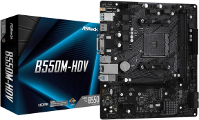 Asrock B550M-HDV 90-MXBDJ0-A0UAYZ AMD B550 Soket AM4 DDR4 4733+(OC)MHz mATX Gaming (Oyuncu) Anakart