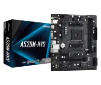 Asrock A520M-HVS 90-MXBE60-A0UAYZ AMD A520 Soket AM4 DDR4 4733+(OC)MHz mATX Gaming (Oyuncu) Anakart