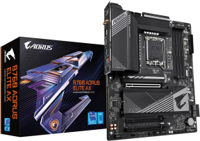 Gigabyte B760 AORUS ELITE AX Intel B760 Soket 1700 DDR5 7800MHz ATX Gaming (Oyuncu) Anakart