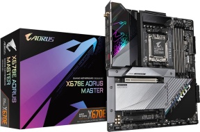 Gigabyte X670E AORUS MASTER 1.1 AMD X670 Soket AM5 DDR5 8000(OC)MHz E-ATX Gaming (Oyuncu) Anakart