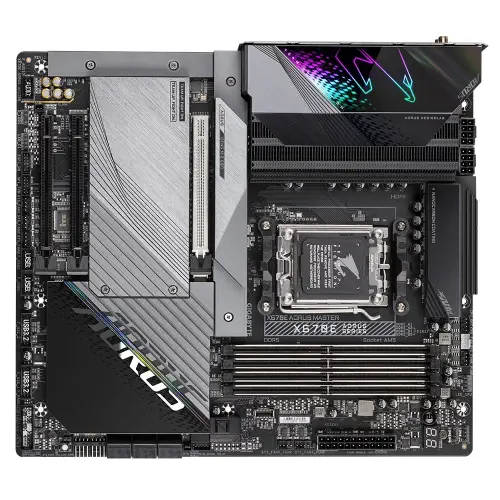 Gigabyte X670E AORUS MASTER 1.1 AMD X670 Soket AM5 DDR5 8000(OC)MHz E-ATX Gaming (Oyuncu) Anakart