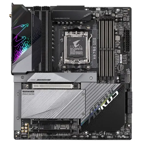Gigabyte X670E AORUS MASTER 1.1 AMD X670 Soket AM5 DDR5 8000(OC)MHz E-ATX Gaming (Oyuncu) Anakart