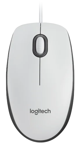Logitech M100 Beyaz Kablolu Mouse - 910-006764