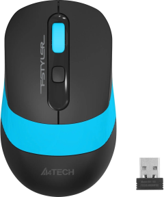 A4 Tech FG10 2000 DPI USB Optik Kablosuz Mavi Mouse