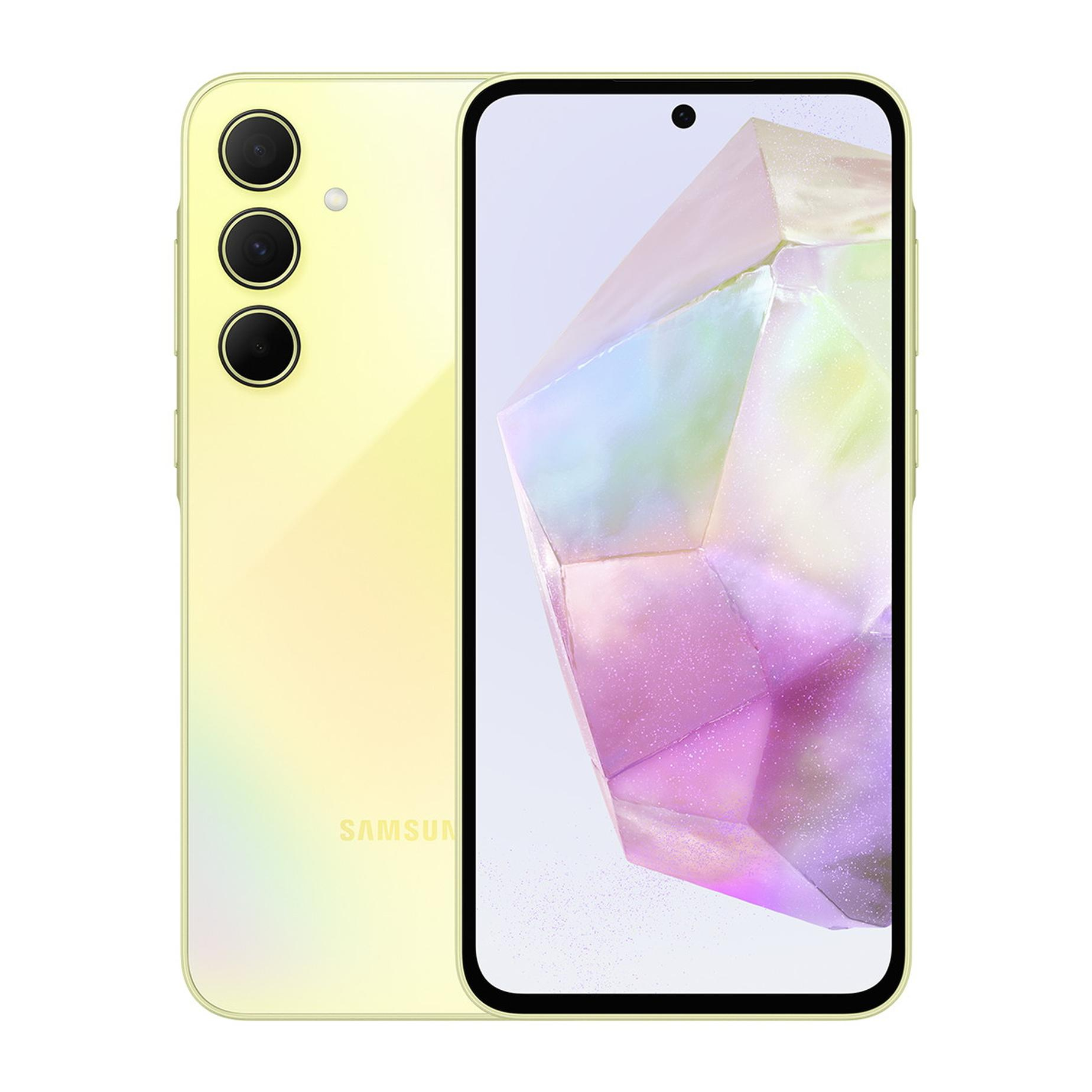 Samsung Galaxy A35 128GB 8GB RAM Sarı Cep Telefonu – Samsung Türkiye Garantili