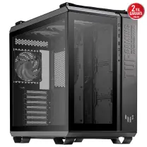 ASUS TUF Gaming GT502 PLUS Temperli Cam USB Type-C Siyah ATX Mid-Tower Gaming Kasa (90DC0090-B19010)