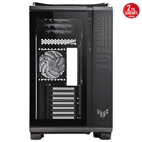ASUS TUF Gaming GT502 PLUS Temperli Cam USB Type-C Siyah ATX Mid-Tower Gaming Kasa (90DC0090-B19010)