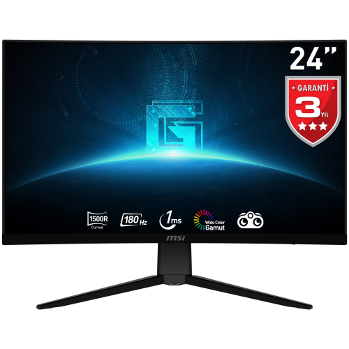 MSI G2422C 23.6” 1ms 180Hz FreeSync Premium VA Full HD  Curved Gaming (Oyuncu) Monitör