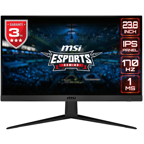 MSI G2412 23.8″ 1ms 170Hz AMD FreeSync IPS Full HD Gaming (Oyuncu) Monitör 