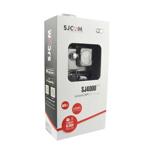 Sjcam SJ4000 Wifi 156° H.265 4K Siyah Aksiyon Kamerası