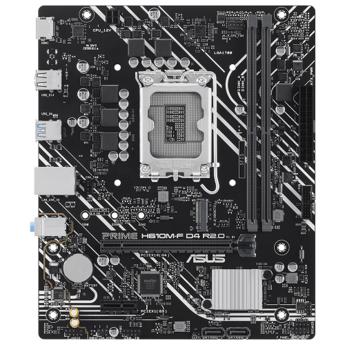 Asus PRIME H610M-F D4 R2.0-CSM Intel H610 Soket 1700 DDR4 3200MHz mATX Gaming (Oyuncu) Anakart