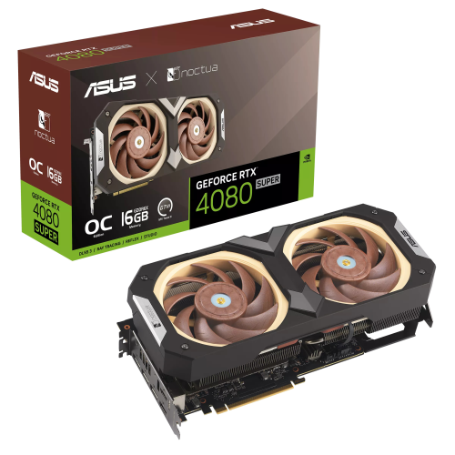 ASUS GeForce RTX 4080 SUPER NOCTUA OC 16G RTX4080S-O16G-NOCTUA GDDR6X 256Bit DX12 DLSS 3  Gaming (Oyuncu) Ekran Kartı