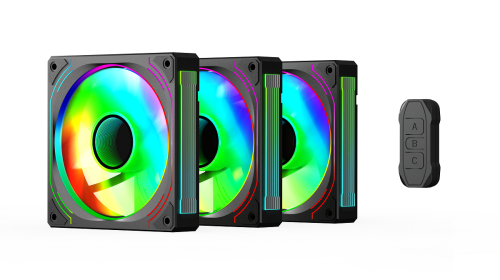 GamePower Glacia 120 Infinity ARGB 3'Lü Fan Seti + Hub Kit