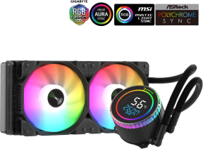 GamePower Skadi Round 240 ARGB 240mm Sıvı İşlemci Soğutucu AM5 ve LGA1700 Uyumlu