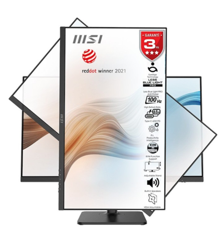 MSI 27″ Modern MD272XP 1920x1080 1ms 100Hz Anti-Glare Type-c FHD IPS  Monitör  