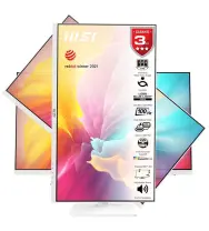 MSI Modern MD272QXPW 2560x1440 (WQHD) 16:9 FLAT IPS 100HZ 1MS Adaptıve-Sync Pivot Beyaz Type-C Monitör