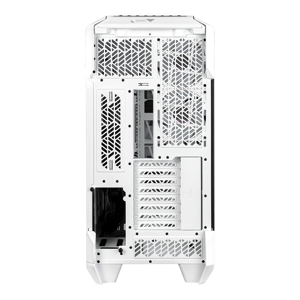 Cooler Master HAF700 EVO H700E-WGNN-S00 Beyaz Tempered Glass ARGB Ledli LCD Ekran Mesh Ön Panel Full Tower Kasa