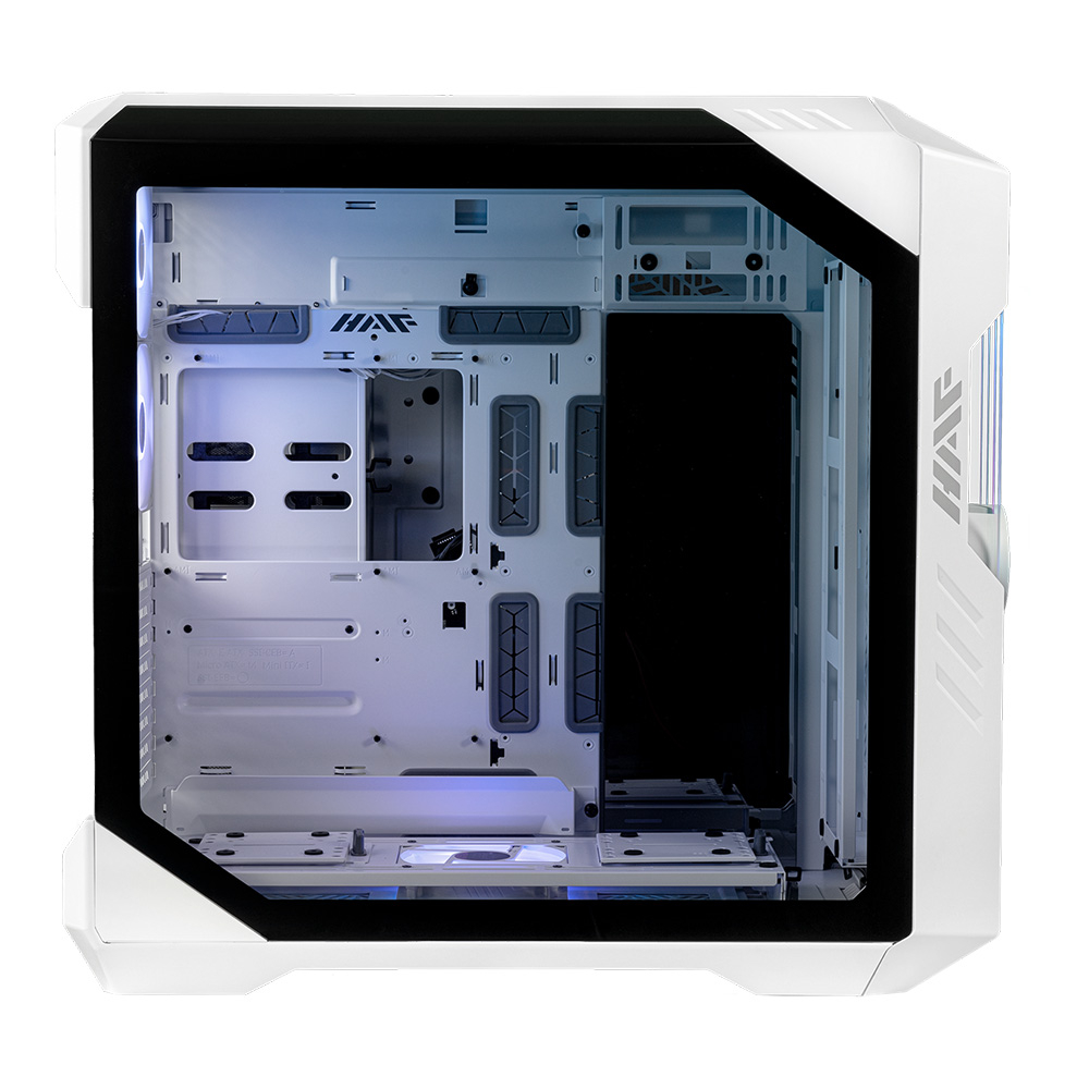 Cooler Master HAF700 EVO H700E-WGNN-S00 Beyaz Tempered Glass ARGB Ledli LCD Ekran Mesh Ön Panel Full Tower Kasa