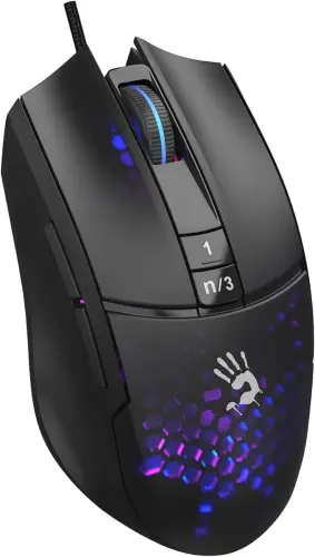 Bloody L65  Max 12.000 CPI 7 Tuş Optik RGB Siyah Kablolu Gaming (Oyuncu) Mouse