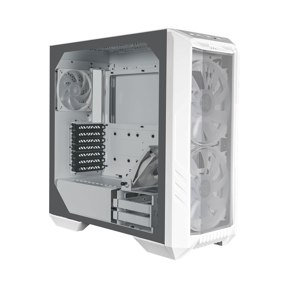Cooler Master HAF500 H500-WGNN-S00 USB ARGB E-ATX Mid-Tower Beyaz Gaming (Oyuncu) Kasa