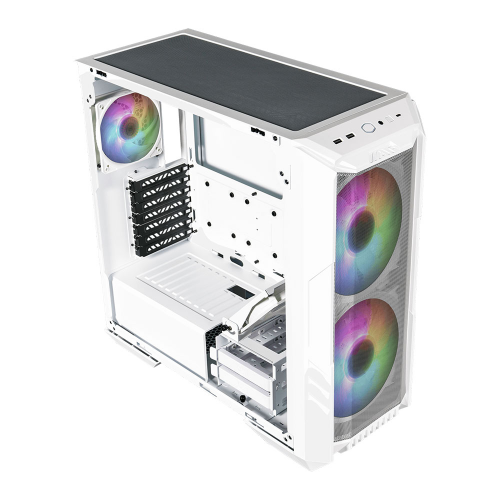 Cooler Master HAF500 H500-WGNN-S00 USB ARGB E-ATX Mid-Tower Beyaz Gaming (Oyuncu) Kasa
