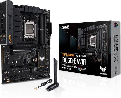 ASUS Tuf Gaming B650-E WIFI AMD B650 Soket AM5 DDR5 8000 MHz ATX Gaming (Oyuncu) Anakart