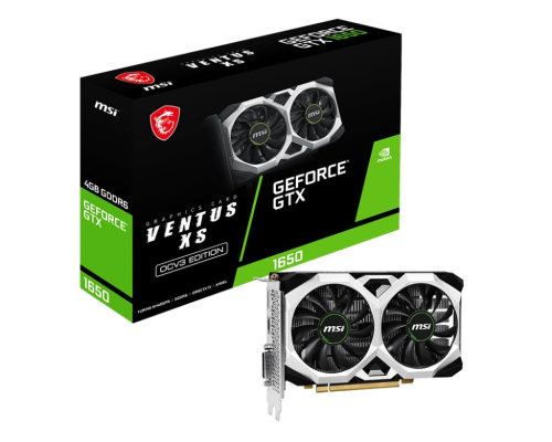 MSI GeForce GTX 1650 D6 VENTUS XS OCV3 4GB GDDR6 128bit DX12 Gaming (Oyuncu) Ekran Kartı