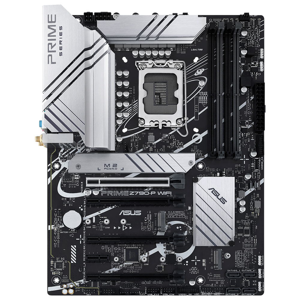ASUS Prime Z790-P Wifi-CSM Intel Z790 Soket 1700 DDR5 7200(OC)MHz ATX Gaming (Oyuncu) Anakart