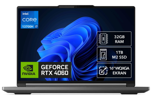Lenovo ThinkBook 16p G4 21J80032TR i7-13700H 32GB 1TB SSD 8GB RTX 4060 GDDR6 16'' WQXGA FreeDOS Notebook