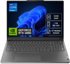 Lenovo ThinkBook 16p G4 21J80032TR i7-13700H 32GB 1TB SSD 8GB RTX 4060 GDDR6 16″ WQXGA FreeDOS Notebook