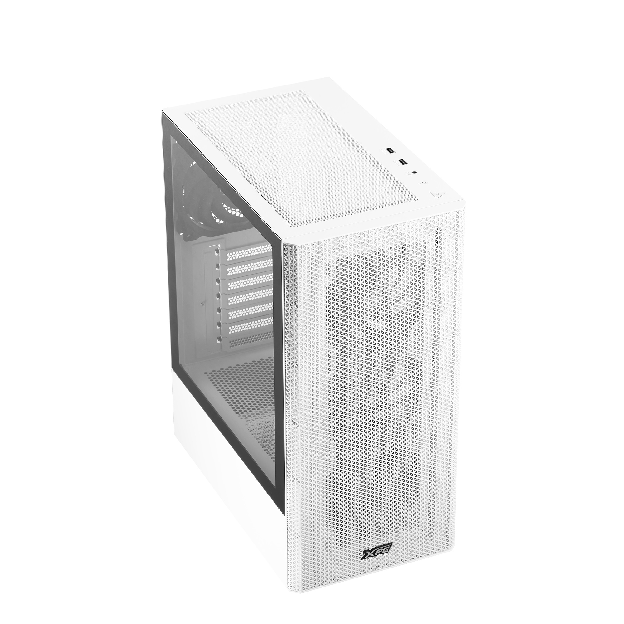 XPG Valor Mesh 4VW-WHCWW 4x120 mm Fan Temperli Cam USB 3.2 ATX Gaming (Oyuncu) Mid Tower Kasa