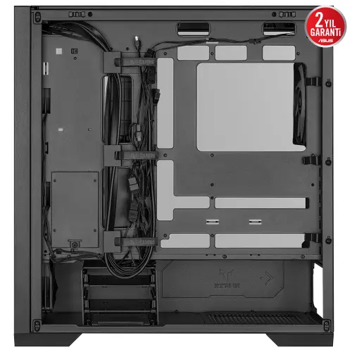 ASUS TUF Gaming GT302 TG ARGB Temperli Cam USB 3.2 Siyah E-ATX Mid-Tower Gaming (Oyuncu) Kasa (90DC00I0-B19000)
