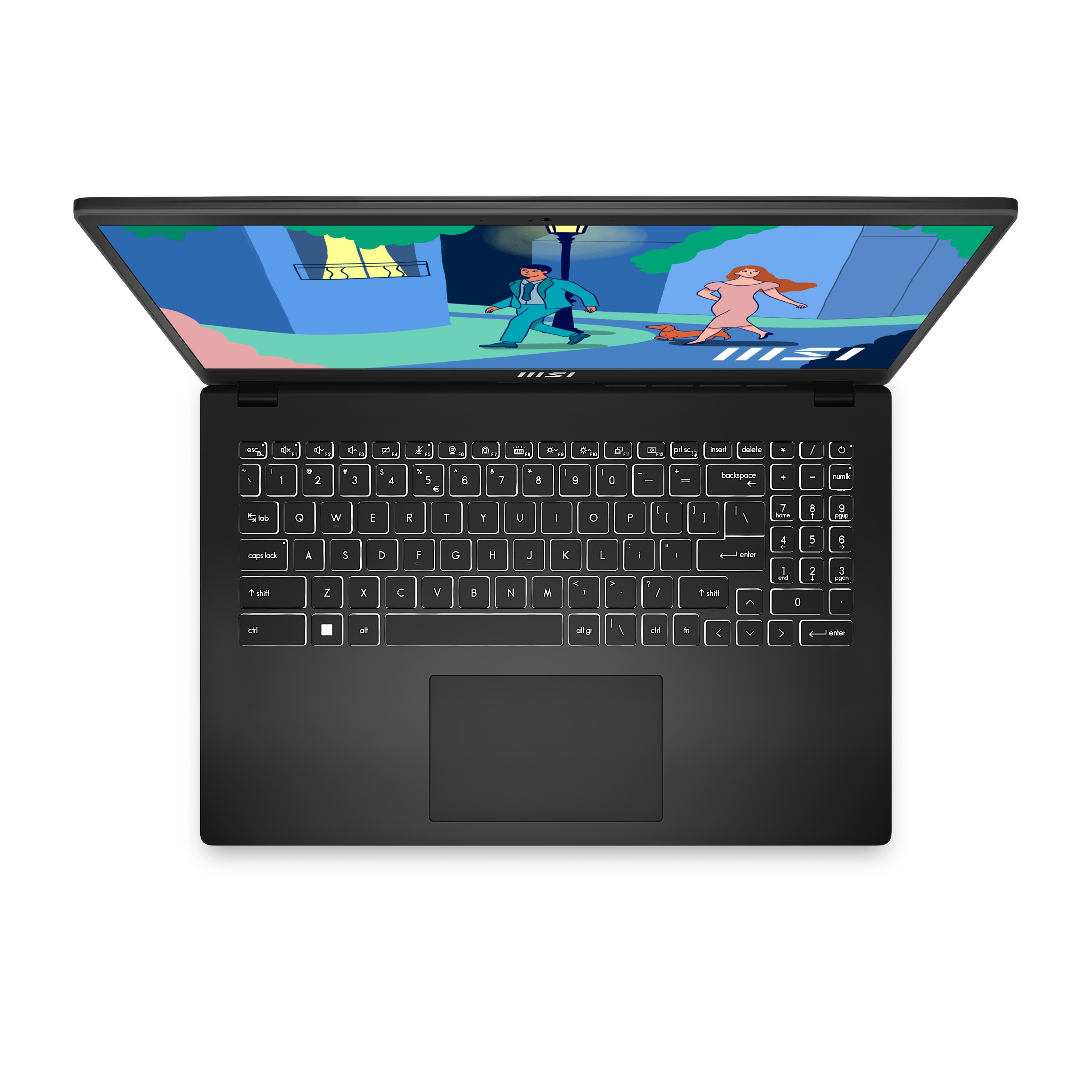 MSI Modern 15 B12MO-676XTR i5-1235U 16GB 512GB SSD 15.6 FHD FreeDOS Siyah Notebook