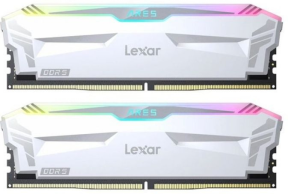 Lexar Ares White RGB 32GB (2x16GB) 6400MHz CL32 DDR5 Gaming Ram (LD5EU016G-R6400GDWA)