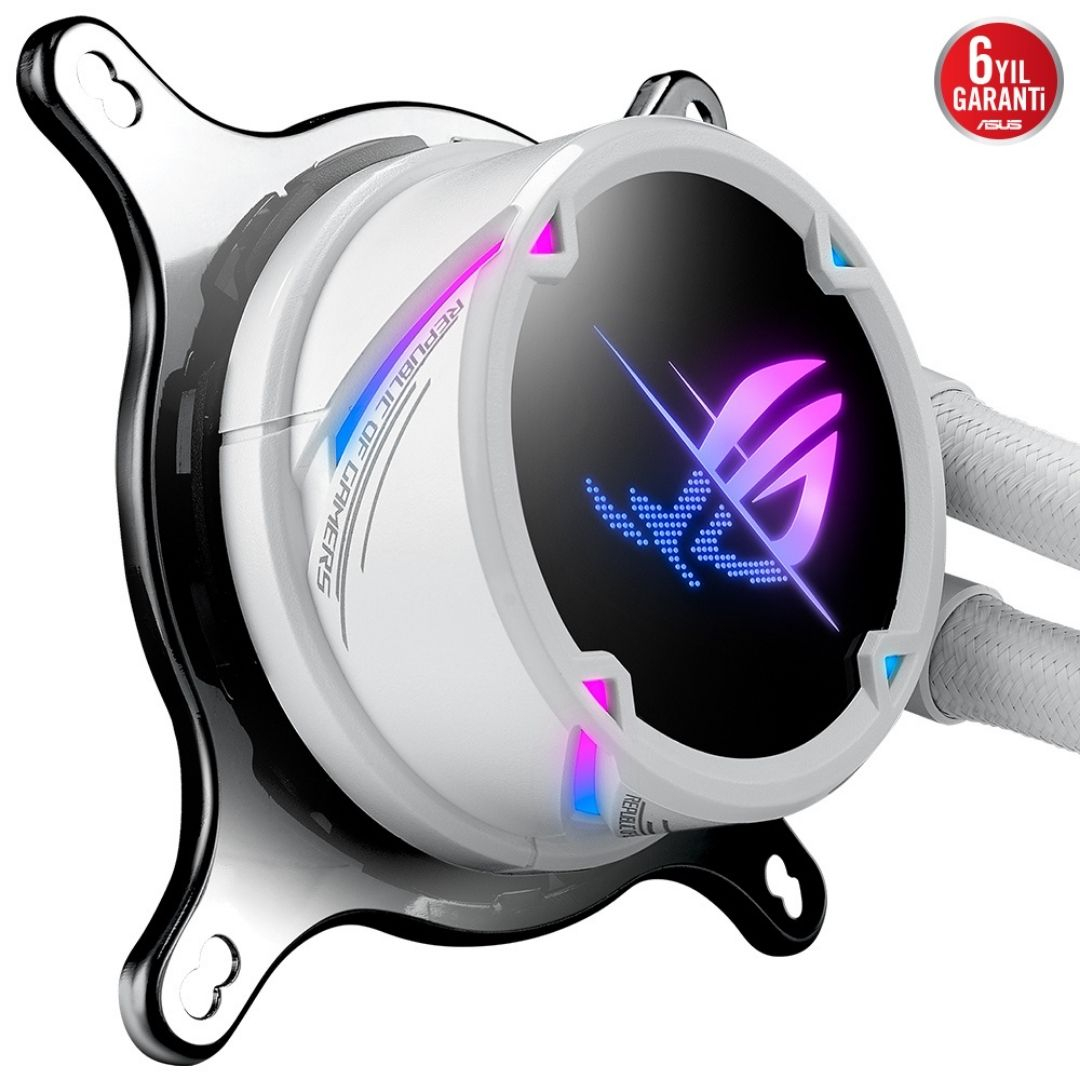 ASUS ROG Strix LC II 240 ARGB V3 White Edition 240mm İşlemci Sıvı Soğutucu (90RC00E2-M0UAY4)