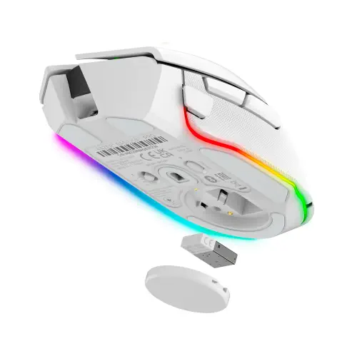 Razer Basilisk V3 Pro RZ01-04620200-R3G1 Beyaz RGB Kablosuz Optik Gaming (Oyuncu) Mouse