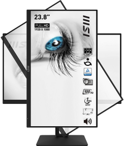 MSI 23.8″ PRO MP242AP 1920x1080 (FHD) 16:9 FLAT IPS 100HZ 1MS Adaptive-Sync Pivot Monitör