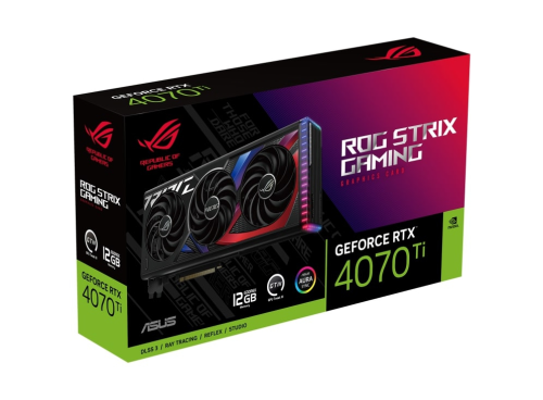 ASUS ROG Strix GeForce RTX 4070 Ti ROG-STRIX-RTX4070TI-12G-GAMING 12GB GDDR6X 192Bit DX12 DLSS 3 Gaming (Oyuncu) Ekran Kartı