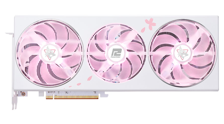 POWERCOLOR HELLHOUND SAKURA EDITION RX7800XT 16G-L/OC/SAKURA GDDR6 256Bit DX12 Gaming Ekran Kartı