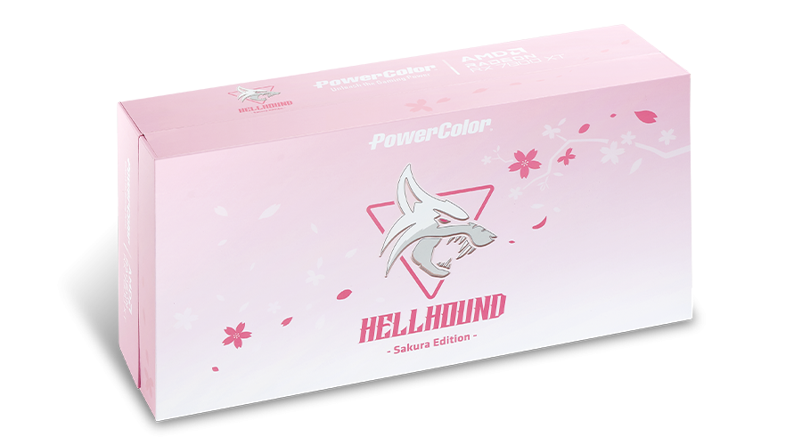 POWERCOLOR HELLHOUND SAKURA EDITION RX7800XT 16G-L/OC/SAKURA GDDR6 256Bit DX12 Gaming Ekran Kartı