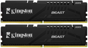 Kingston Beast KF552C36BBEK2-16TR 16GB (2x8) DDR5 5200Mhz CL36 Siyah Gaming RAM (Bellek)