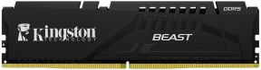 Kingston Beast KF556C36BBE-16TR 16GB (1x16) DDR5 5600Mhz CL36 Siyah Gaming RAM (Bellek)