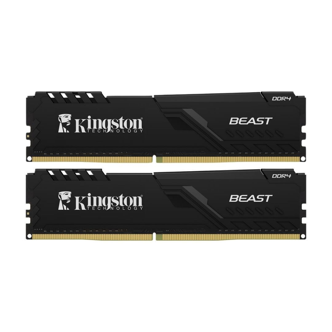 Kingston Beast KF432C16BBK2/16TR 16GB (2x8) DDR4 3200Mhz CL16 Siyah Gaming RAM (Bellek)