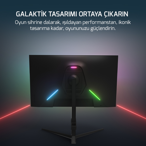 GamePower Rapid  27″ 1ms 360Hz Flat Fast IPS FHD RGB Pivot Speaker Gaming Monitör (Sıfır Ölü Piksel Garantili)