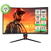 GamePower 32″ Vision V30 Curved 1000R RGB 240Hz 1ms 2K (QHD) , Kvm, Speaker, Type C Gaming Monitör (Sıfır Ölü Piksel Garantili)