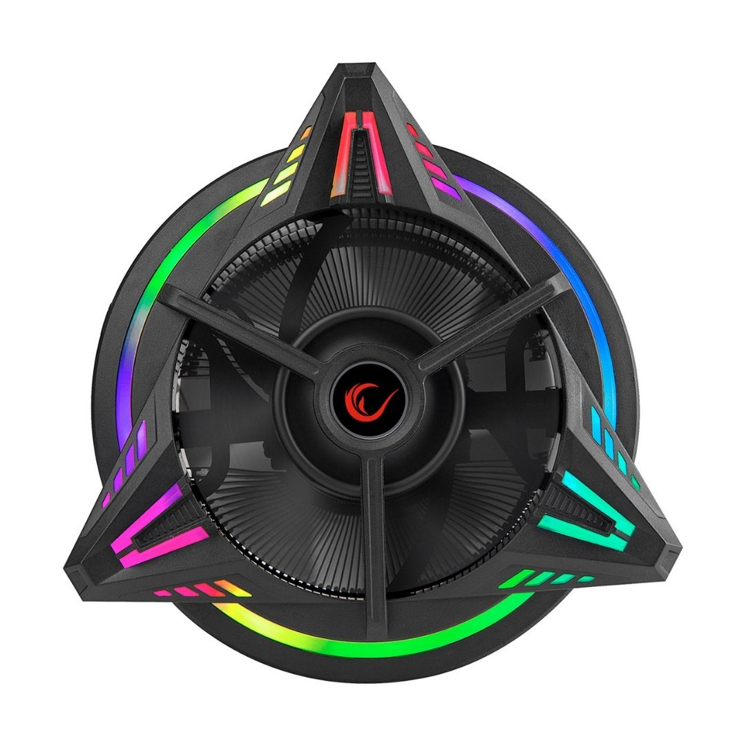 Rampage RM-C03 COOLBLADE Rainbow 43CFM 80mm Fan Intel LGA1700/AMD AM5 Uyumlu Hava Soğutucu