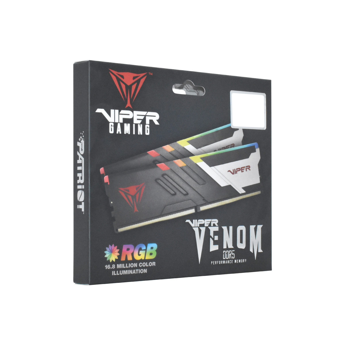 Patriot Viper Venom RGB PVVR532G600C30K 32GB (2x16GB) DDR5 6000MHz CL30 Gaming Ram (Bellek)